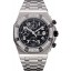 Swiss Audemars Piguet Royal Oak Offshore Black Dial Diamond Bezel Stainless Steel Case And Bracelet 622873