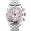 Swiss Breitling Certifie Stainless Steel Bezel White Dial 80289