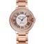 Swiss Cartier Ballon Bleu 46 MM Diamond Dial Diamond Case Rose Gold Bracelet 1453880