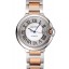 Swiss Cartier Ballon Bleu 46 MM Diamond Dial Rose Gold And Staineless Steel Bracelet 1453890
