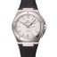 Swiss IWC Big Ingenieur 7-Day Power Reserve White Dial Silver Case Black Leather Bracelet 1453924