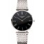 Swiss Longines Grande Classique Black Dial Roman Numerals Stainless Steel Case And Bracelet