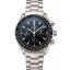 Swiss Omega Speedmaster Professional Black Dial Stainless Steel Case And Bracelet