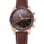 Swiss Omega Speedmaster Professional Brown Dial Gold Case Brown Leather Bracelet 1453939