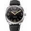 Swiss Panerai Radiomir 3 Days Acciaio "Firenze" Black Dial Stainless Steel Case Black Leather Strap
