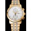 Swiss Vacheron Constantin Patrimony Traditionnelle Chronograph White Dial Gold Case Two Tone Bracelet 1453757