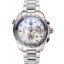 Tag Heuer Carrera Tachymeter Bezel White Dial Stainless Steel Strap
