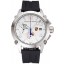 Top Porsche Design Indicator White Dial Steel Case Black Rubber Strap