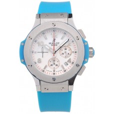 Cheap Hublot Big Bang Blue Strap White Dial Watch Watches