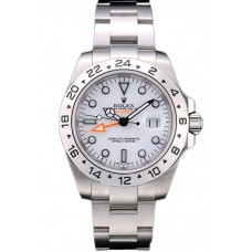 Copy Rolex Swiss Explorer Stainless Steel Bezel White Dial Tachymeter