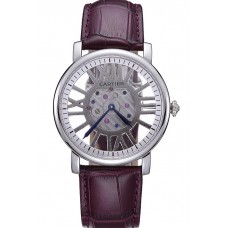 Designer Cartier Rotonde Skeleton Flying Tourbillon Purple 621971