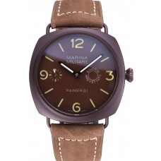 Imitation Panerai Luminor Marina Militare Purple Stainless Steel Bezel Khaki Bracelet 622320