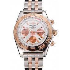 Imitation Swiss Breitling Certifie Stainless Steel Bezel White Dial 80288