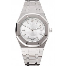 Replica Audemars Piguet Royal Oak Fondation White Dial Stainless Steel Case And Bracelet