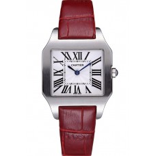 Replica Cartier Santos 100 Polished Stainless Steel Bezel 621918