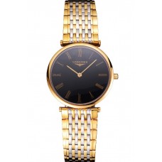 Replica Longines La Grande Classique Two Tone Band Black Dial Homme 622097