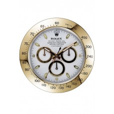 Top Rolex Daytona Cosmograph Wall Clock Gold-White 621911
